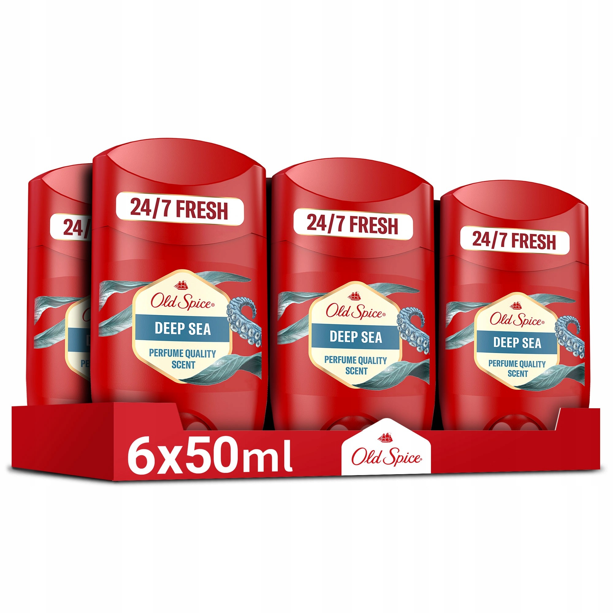 Pánsky dezodorant Old Spice Deep Sea v tyčinke, 6 × 50 ml